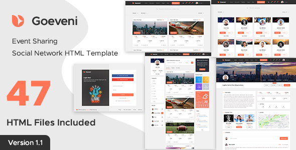 Event Sharing Social Network Template